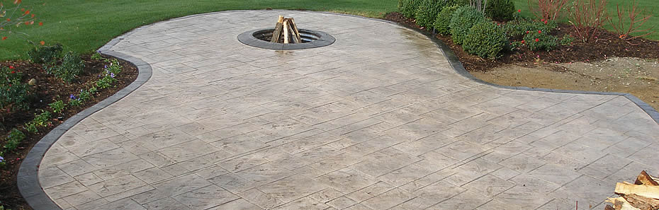 Michigan Stamped Concrete Decorative Cement And Acid Staining John S - How To Stain Stamped Concrete Patio